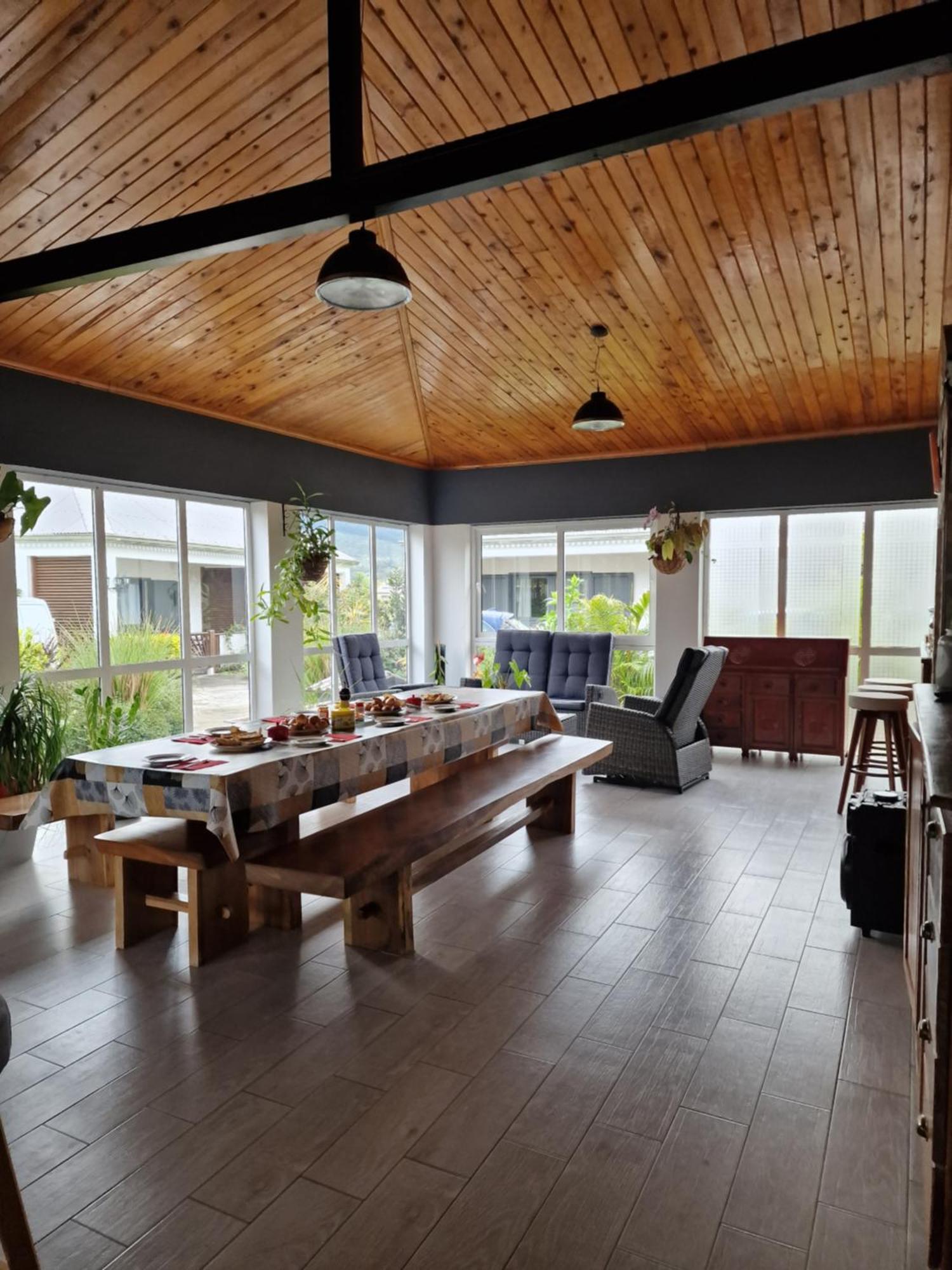 Chambres Et Tables D'Hote Du Voyageur La Plaine-des-Palmistes Esterno foto